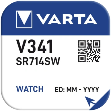 Pulksteņu baterija VARTA Silver V341 1.55V, 1gab