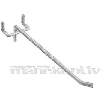 Āķis perforētajai sienai, perfopanelim - 20 cm