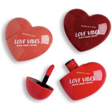 Šķidrās matētās lūpu krāsas Magic Studio Love Vibe
