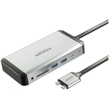 PROMATE VersaHub-MST 13-in-1 Dual USB-C Multimedia