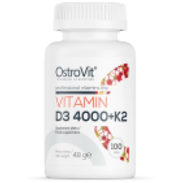 Vitamīns D3 4000 + K2 (100 tabletes) - 100 tablete