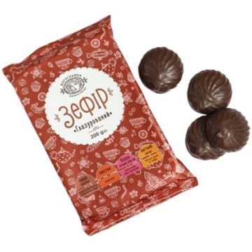 Zefīrs BOGUSLAVNA, glazēts, 200g 450-13890