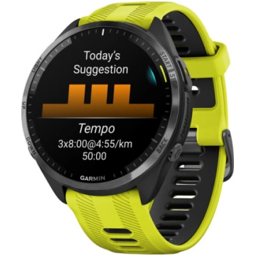 Viedpulkstenis Garmin Forerunner® 965 Black/Amp Ye