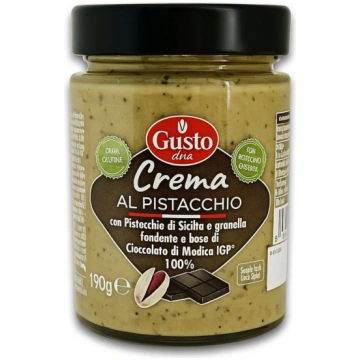Pistāciju krēms ar šokolādes graudiņiem GUSTO ETNA