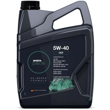 AVISTA PACE GER 5W40 5l