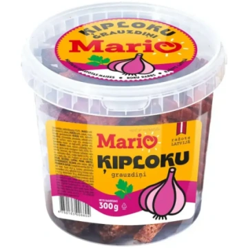 Grauzdiņi MARIO, ar ķiploku garšu, 300g