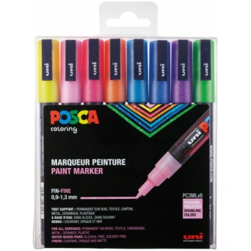 Posca Marker UNI PC-3M 8 Glitter | 186513 | 329628