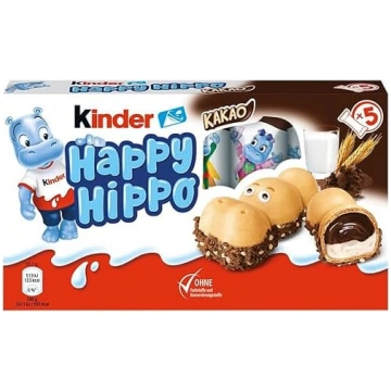 kinder Happy Hippo Cocoa - kraukšķīgas vafeles ar 