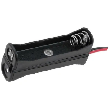 Holder; AAA,R3; Batt.no: 2; cables; 150mm; black |
