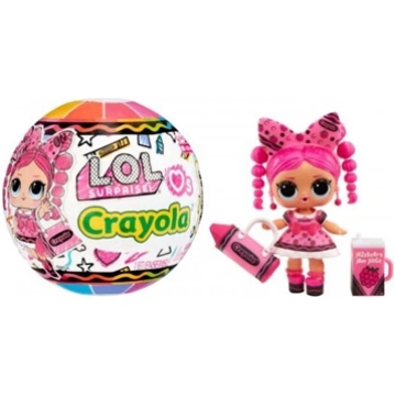 L.O.L. Lelle Crayola 10 cm dažādas (bumbā) 505259 