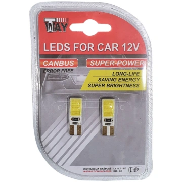 Car Light LED BULBS T10 CANBUS COB 2PCS 14863912 (
