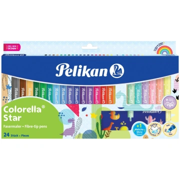 Flomāsteri Pelikan Colorella Star, vienpusējs, 24 