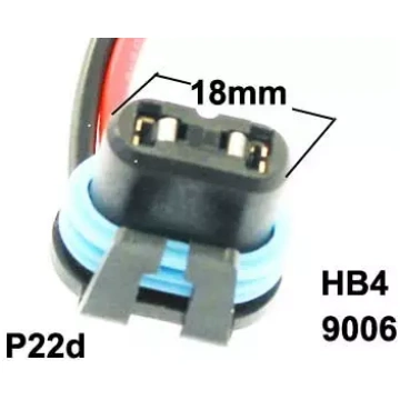 Spuldzes ligzda HB4/9006, P22D