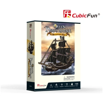 CUBICFUN 3D puzle Kuģis Karalienes Annas atriebība