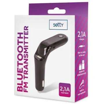Setty TFM-02 FM Transmitter Bluetooth 5.0 / microS