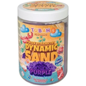 Dinamiskās smiltis - violets - 1kg Tuban