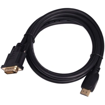 Kabel HDMI - DVI 1.8m DVI 24+1, pozłacany AKTBXVH1