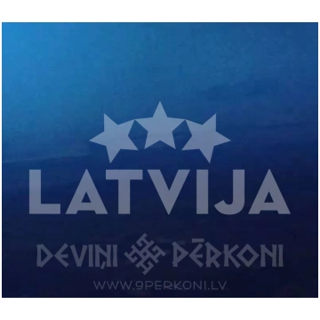 Latvija 3 zvaigznes. Atstarojoša vai caurspīdīga u