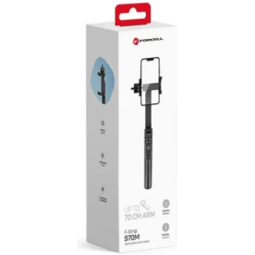 FORCELL F-GRIP S70M selfie stick with wireless rem