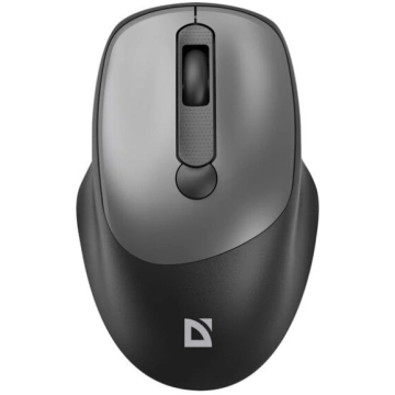 Bezvadu optiskā pele, melna un pelēka, 1600 DPI De