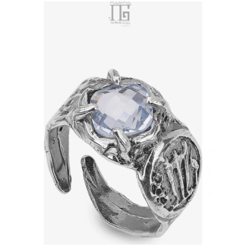 Anello in Argento con raffigurato lo Statere ed in