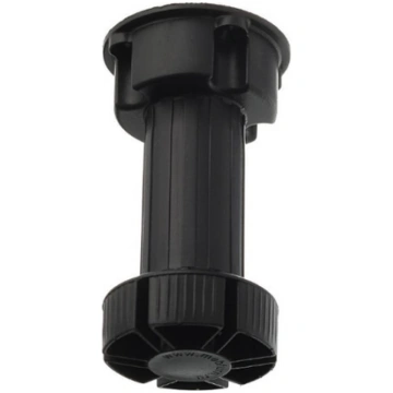 Regulējama mēbeļu kāja 200130 h100-130mm melns