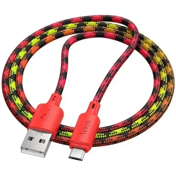 Cable USB A to Micro USB Hoco 2,4A 1 m gradient re