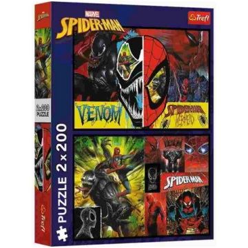 Puzzle 2x200 Spiderman Day and Night Trefl