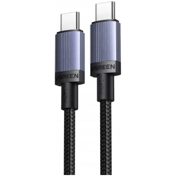 UGREEN USB-C uz USB-C kabelis L528 100W 2 m pelēks