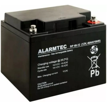 Uzlādējams AGM akumulators Alarmtec™ BP 12V 40Ah (