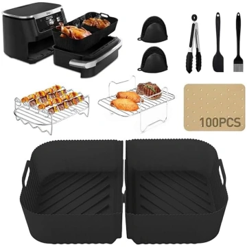 Auauraintt Airfryer silikona veidņu piederumi, atk