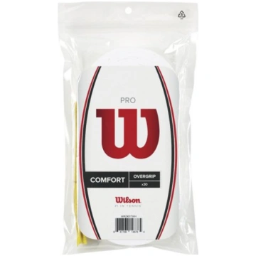 Tenisa overgrips Wilson Pro, 30 GAB. (balts)