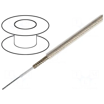 Wire: microphone cable | 1x0,5mm2 | transparent | 