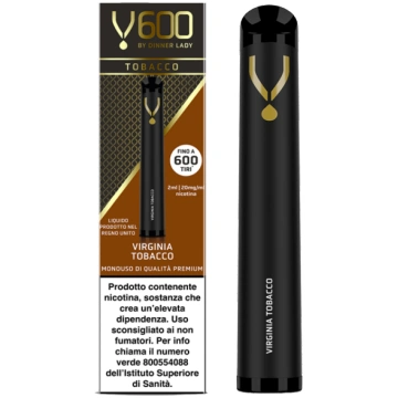 Virginia Tobacco V600 Dinner Lady Disposable - 600