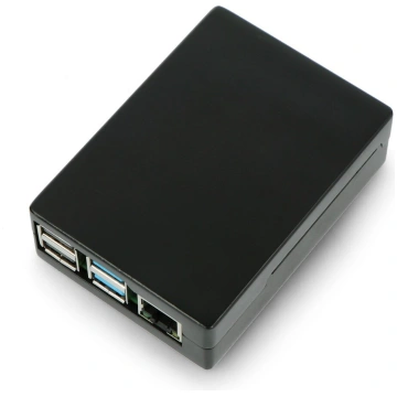 Raspberry Pi 4B alumīnija futrālis, melns OEM AN-1