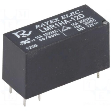 Relay: electromagnetic | SPST-NO | Ucoil: 12VDC | 