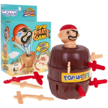 WOOPIE Arkādes spēle Crazy Pop-up Pirāts mucā