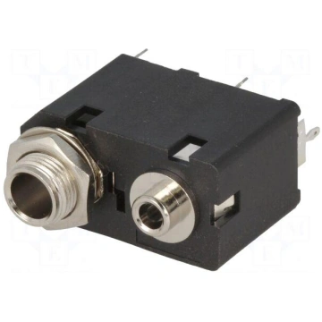 Socket | Jack 3,5mm + Jack 6,35mm | female | stere
