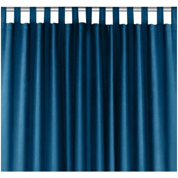 Indigo krāsas chenille aizkari 280×300 cm Homede