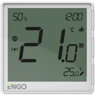 ENGO telpas termostats EOne, ZigBee, Balts, 230V, 