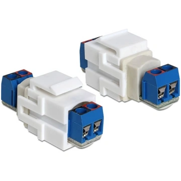 Delock Keystone Module 2 pin terminalblock > termi