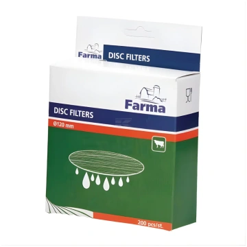 Piena filtri apaļie 120 mm Farma 200 gab