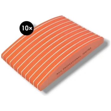 LIME BUFFER BOOMERANG ARANCIO 10pz Inova Nails Tec