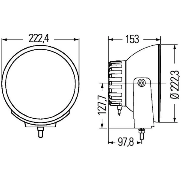 HELLA 1F8 007 560-731 - Spotlight Luminator. D1S
