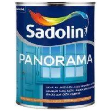 Sadolin Panorama Pusspīdīga ūdens bāzes krāsa, log