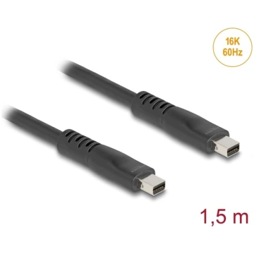Delock Mini DisplayPort cable 16K 60 Hz 80 Gbps 1.