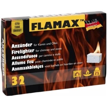 Petrolejas aizdedzināšanas kubiņi 32 gab FLAMAX 13