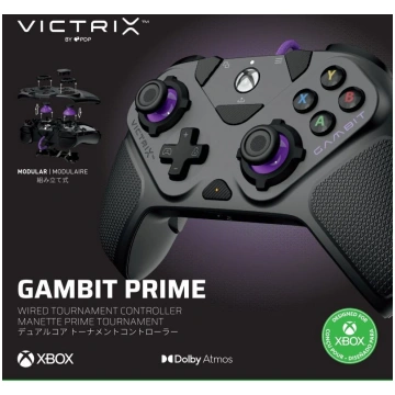 PDP Victrix Gambit Prime Wired Controller - Grey P