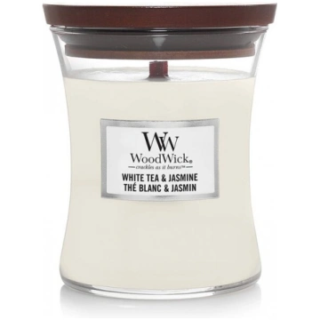 WoodWick aromātiskā svece balta tēja & jasmīns, 27