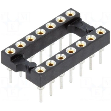 Socket: integrated circuits | Pitch: 2.54mm | open